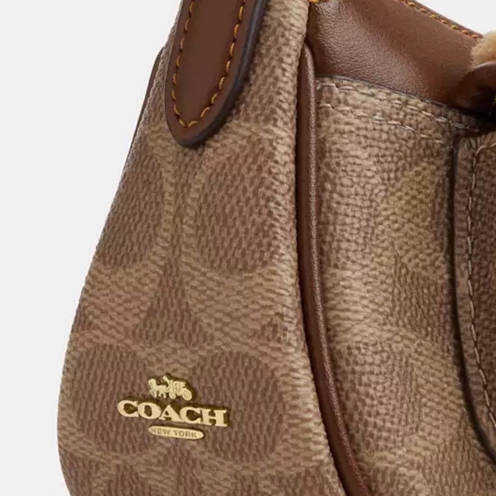 NWT Coach Ashton Mini Shoulder Bag in Signature Canvas - Picture 6 of 16